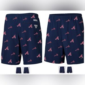 Atlanta Braves Backcast swim trunks / shorts Size XL by Columbia
